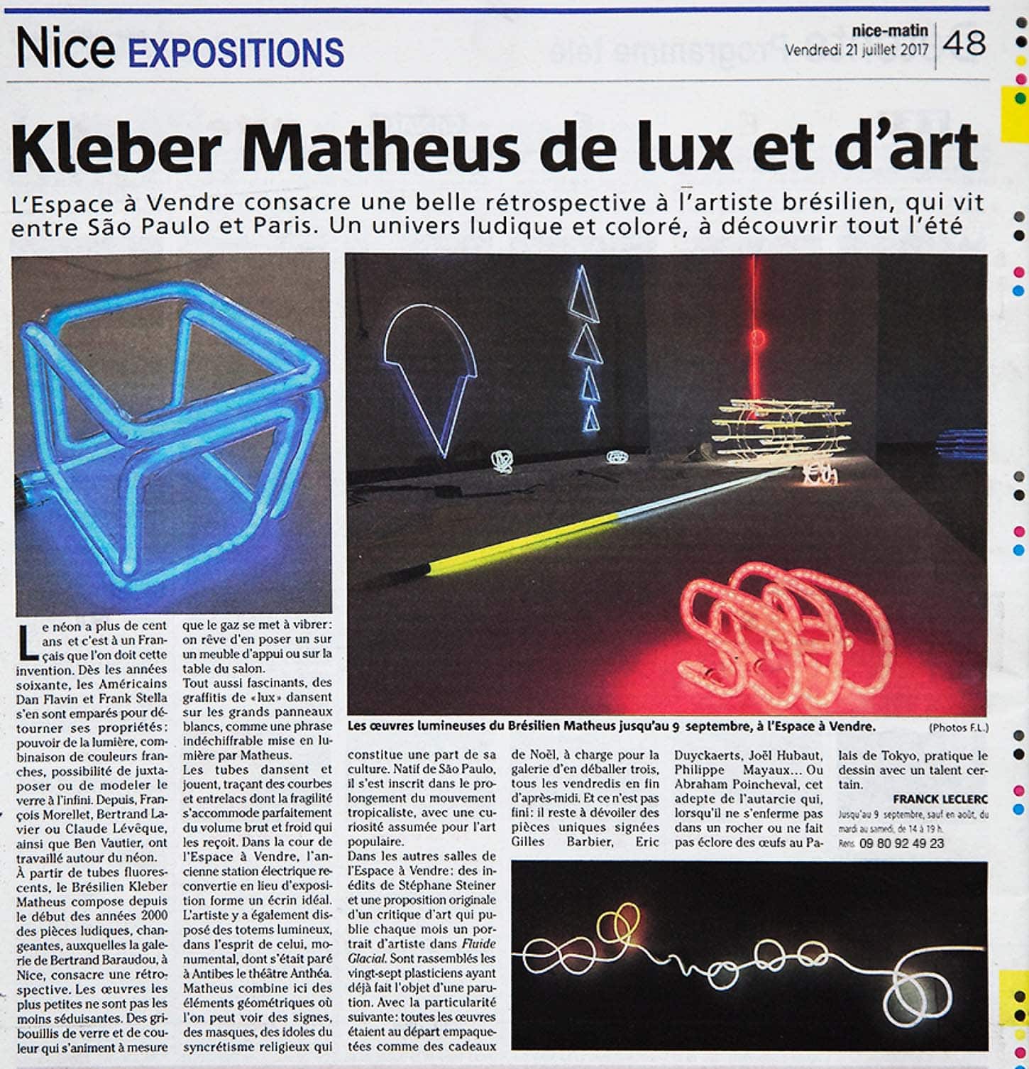 Espace A VENDRE

Article de l'exposition Géométrie spirituelle, par Kleber Matheus.