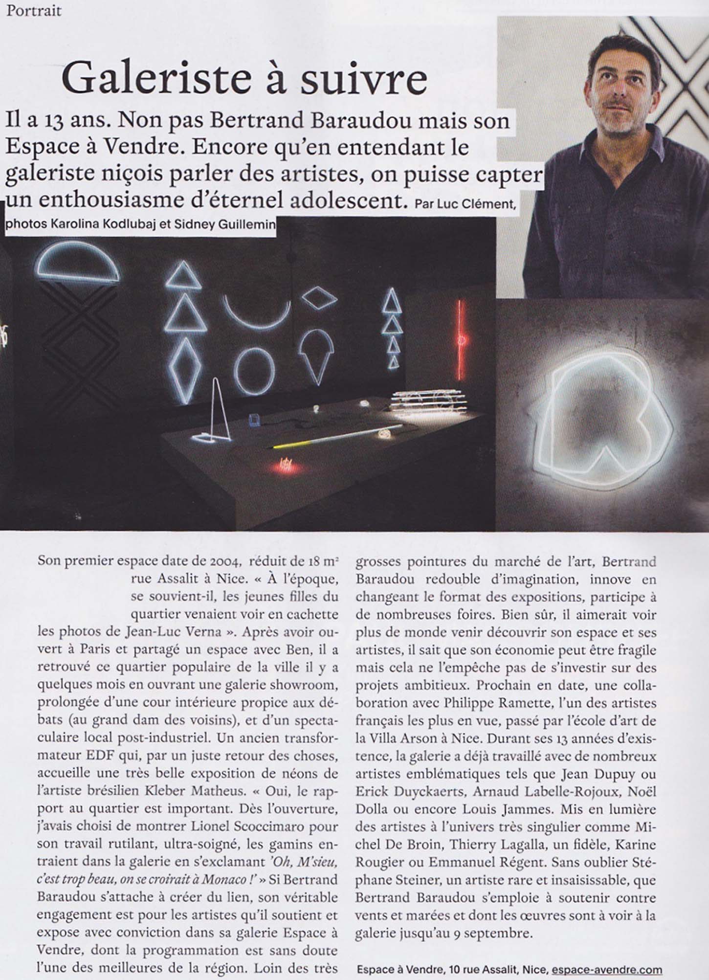 Espace A VENDRE

Article de l'exposition Géométrie spirituelle, par Kleber Matheus.