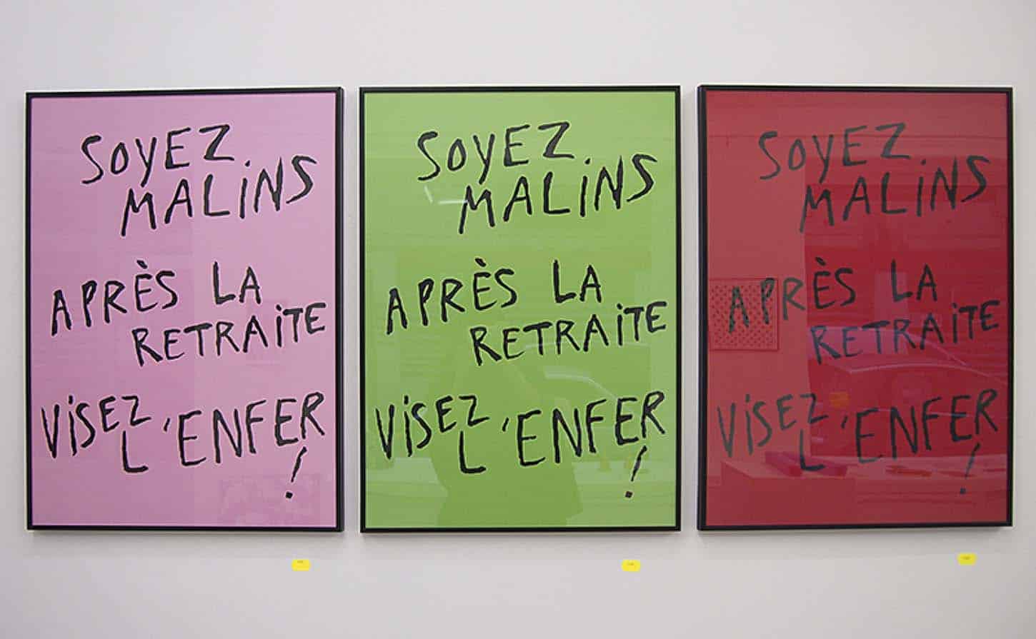 Arnaud Labelle-rojoux, Sans titre, 2013, Sérigraphie sur brut de Centaure 300 gr, 50 x 70 cm