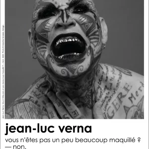 Affiche « Jean-Luc Verna » 2022-2023