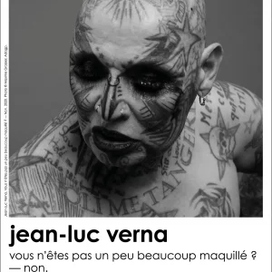 Affiche « Jean-Luc Verna » 2022-2023