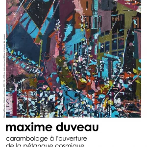 Affiche Maxime Duveau