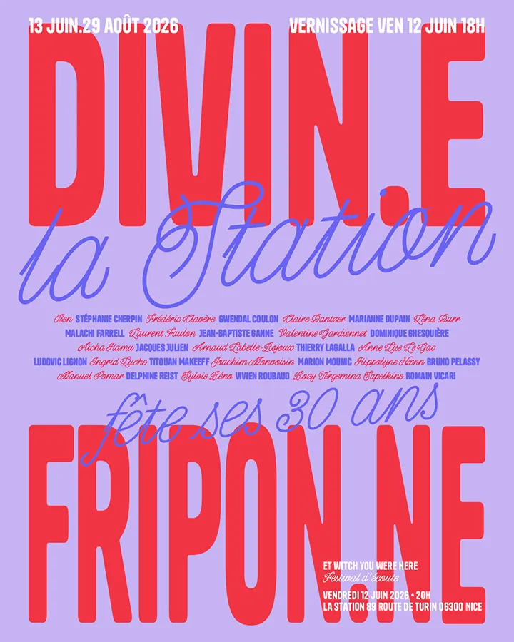 affiche expo 30 ans la Station
