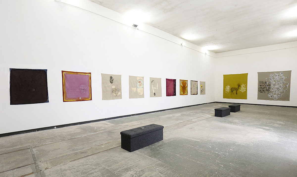 Vue de l'exposition personnelle de Denis Castellas, Espace à vendre, Nice